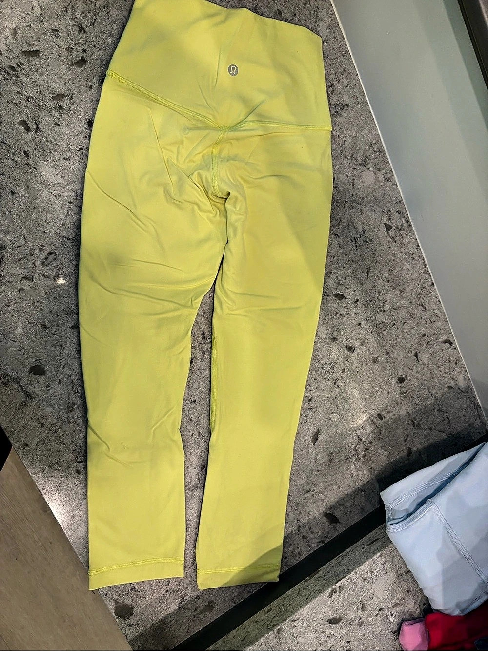 Lululemon Align High-Rise Pant 25" Yellow Leggings size 2